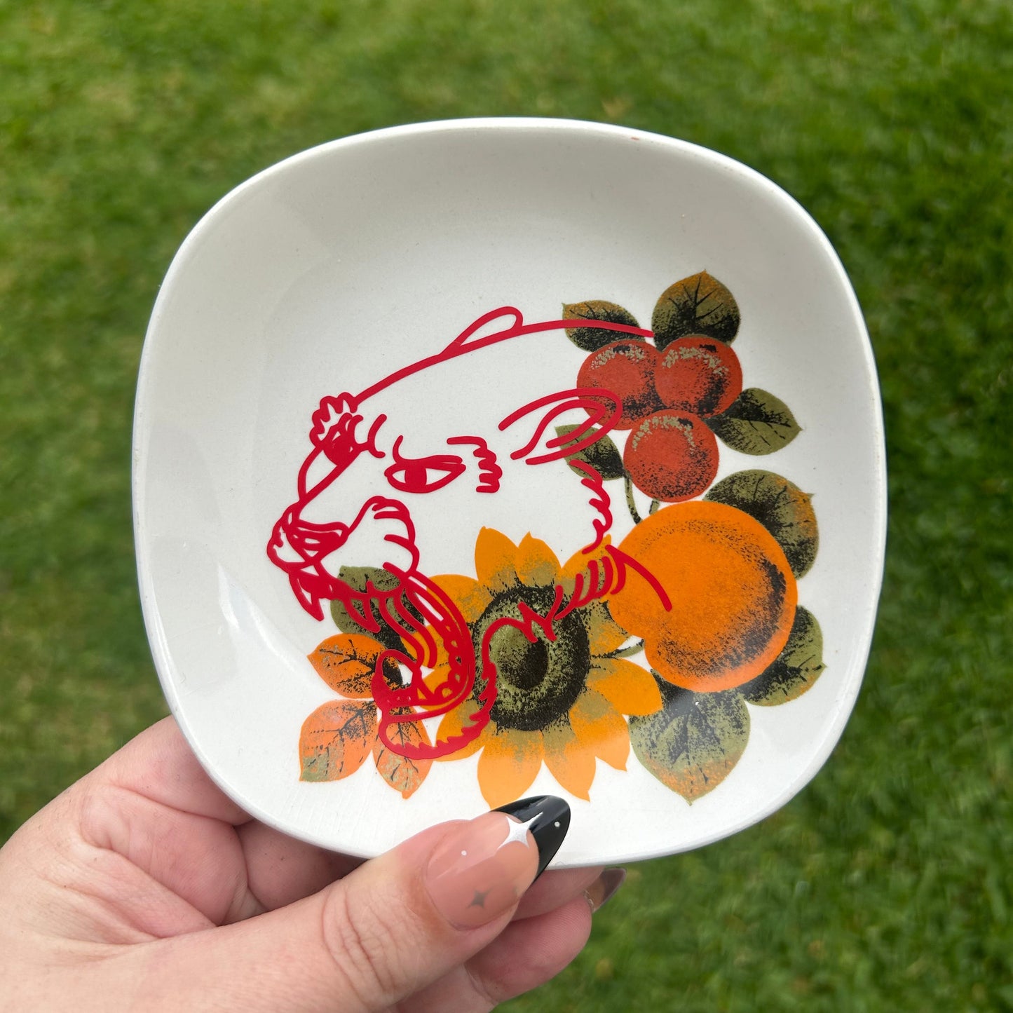 Panther Vintage Trinket Dish