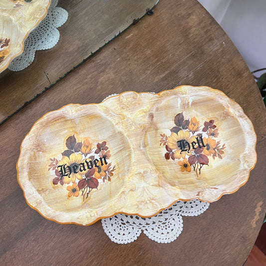 Heaven & Hell - Vintage Trinket Dish