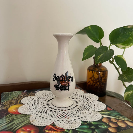 Heaven Sent Mini Vintage Vase