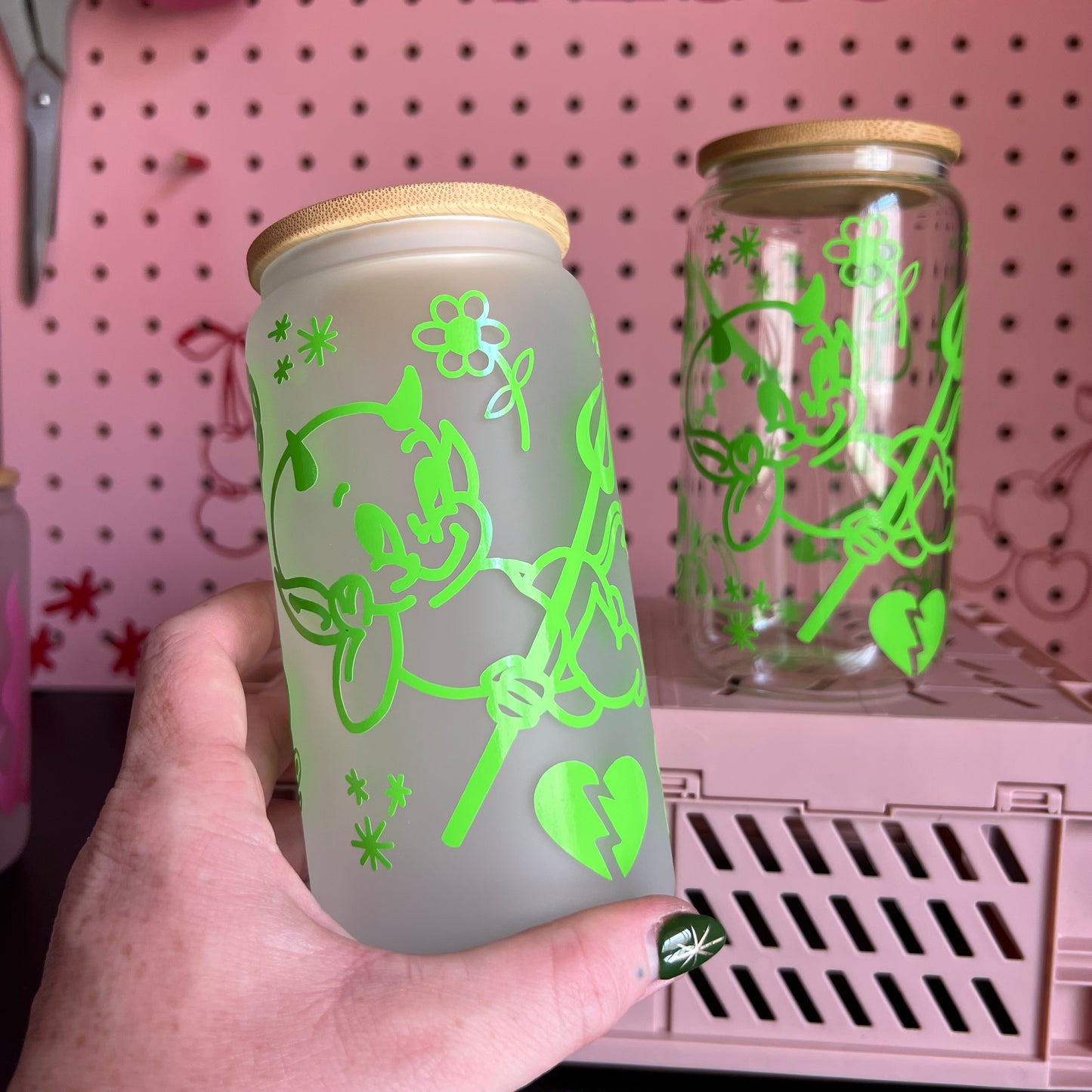 Lil Devil Drinking Tumbler - Green