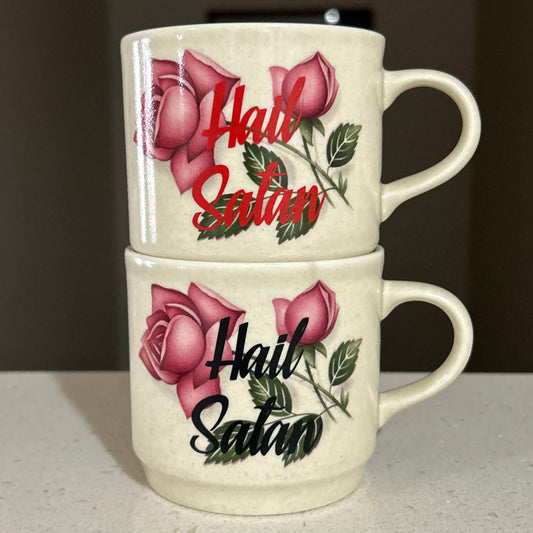 Hail Satan - Vintage Mugs