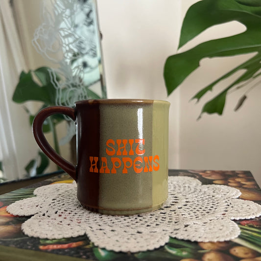 Shit Happens - Vintage Mug