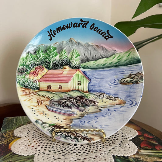 Homeward Bound - Vintage 3D Hanging Plate