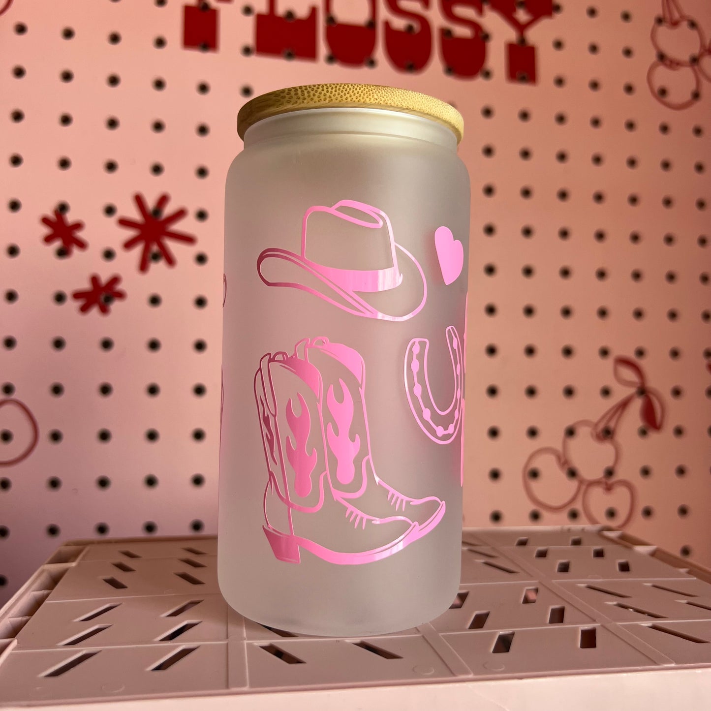 Howdy Fuckers Drinking Tumbler - Pink