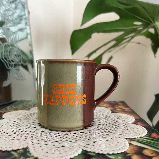 Shit Happens - Vintage Mug