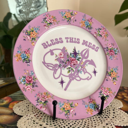 Bless This Mess -  Decorative Plate