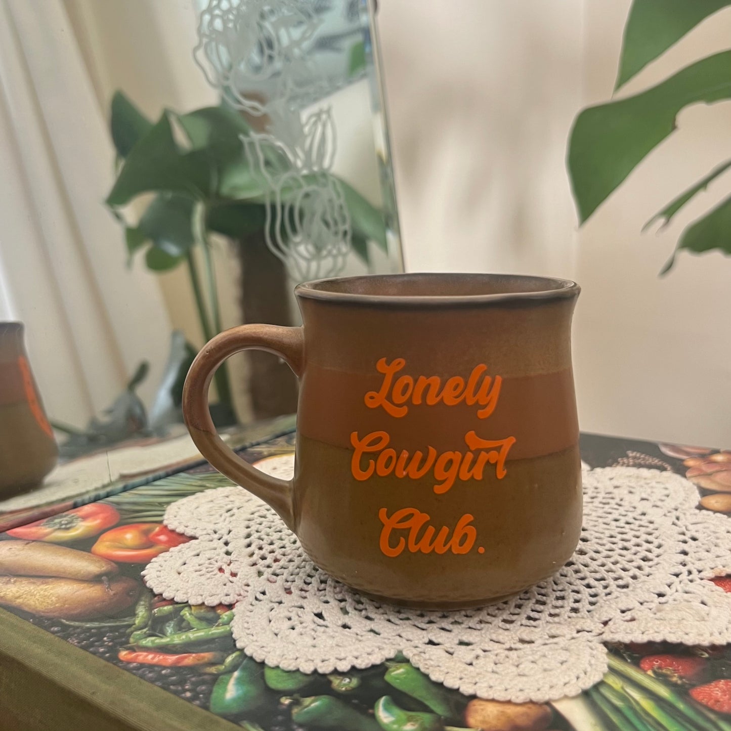 Lonely Cowgirl Club - Vintage Mug