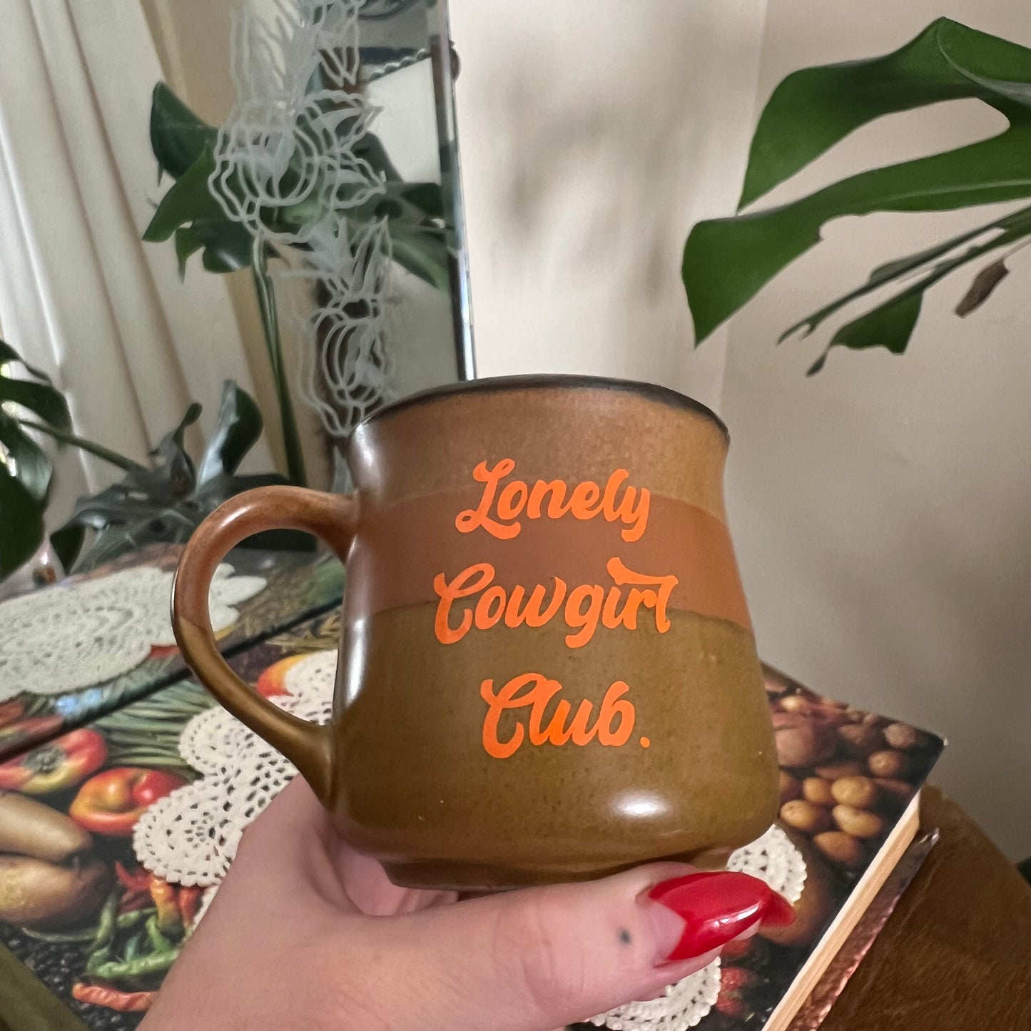 Lonely Cowgirl Club - Vintage Mug