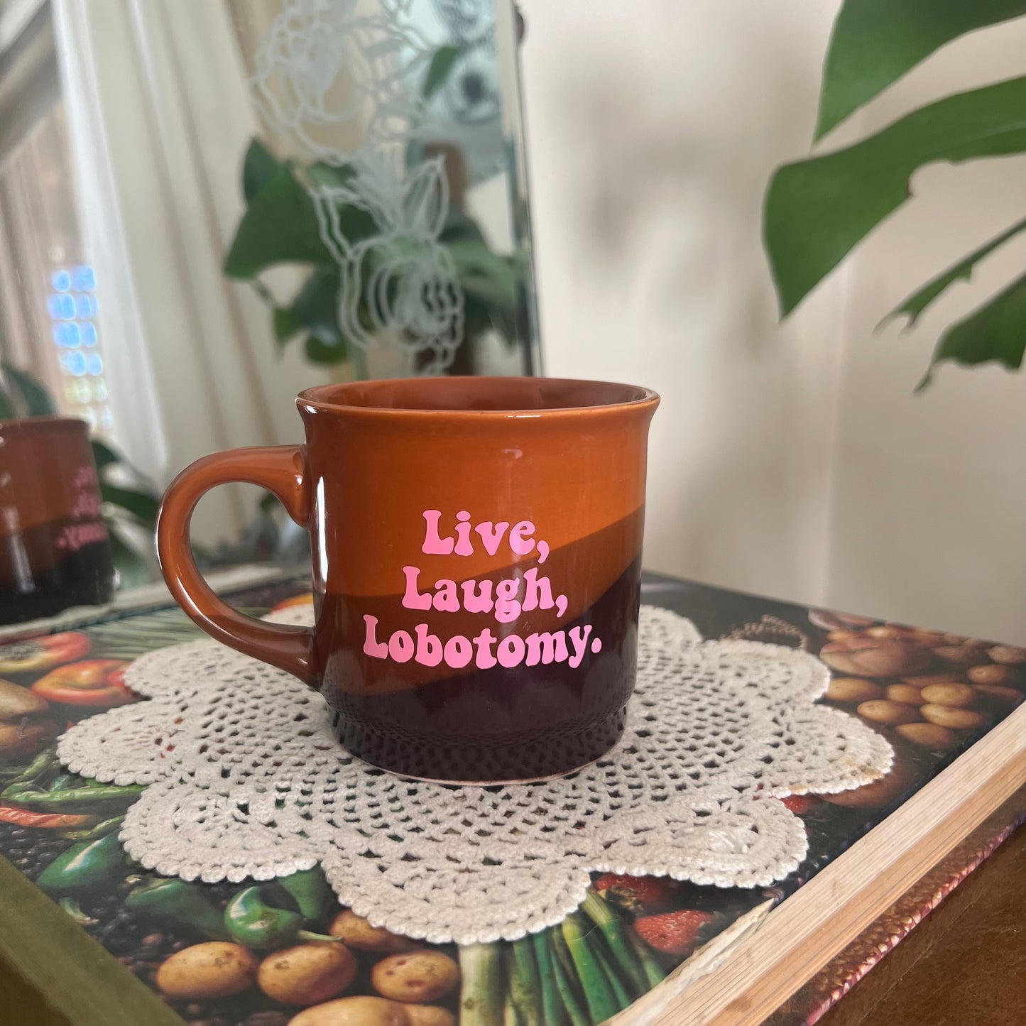 Live, Laugh, Lobotomy - Vintage Mug