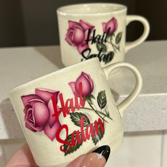 Hail Satan - Vintage Mugs