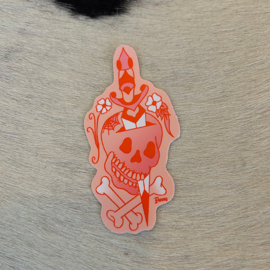 Skull and Dagger Sticker
