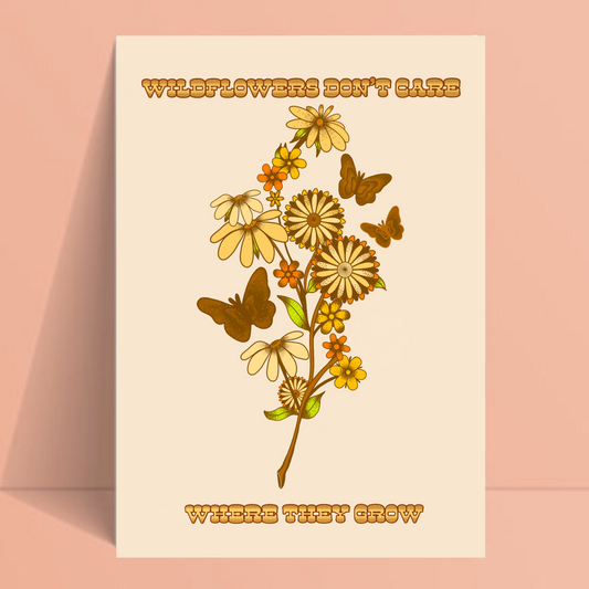 Wildflowers 4"x6" Print